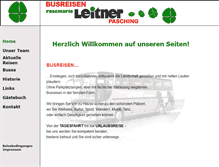 Tablet Screenshot of leitner-reisen.at